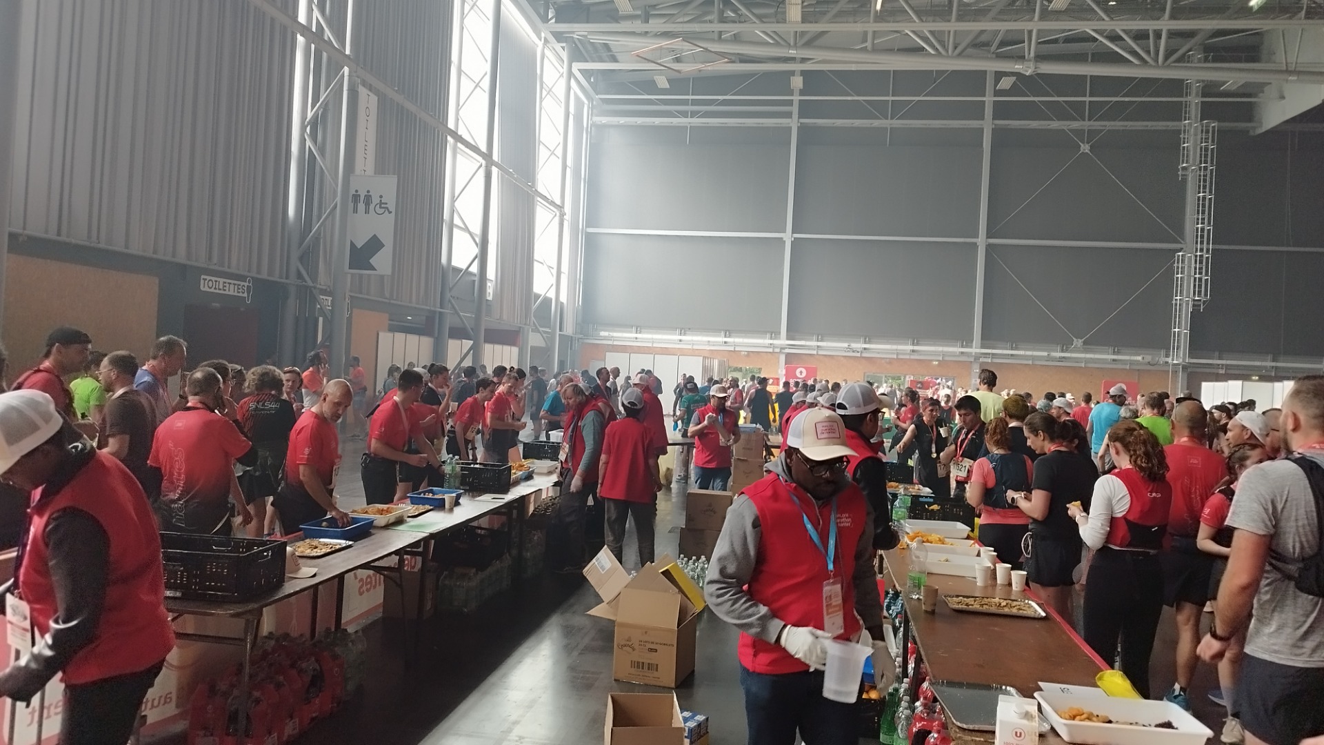 Les premiers coureurs sont là